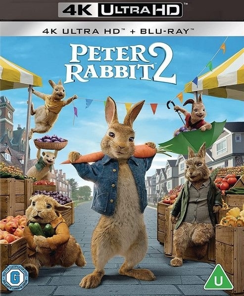Кролик Питер 2 / Peter Rabbit 2: The Runaway (2021) (4K, HEVC, Dolby Vision / WEB-DL) 2160p