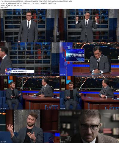 Stephen Colbert 2021 08 18 Daniel Radcliffe 720p HEVC x265 