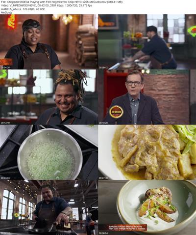 Chopped S50E04 Playing With Fire Hog Heaven 720p HEVC x265 