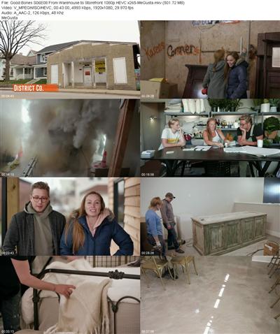 Good Bones S06E08 From Warehouse to Storefront 1080p HEVC x265 