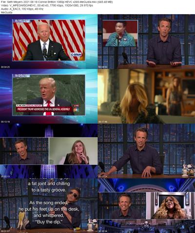 Seth Meyers 2021 08 18 Connie Britton 1080p HEVC x265 