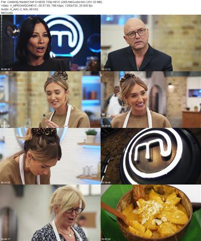 Celebrity MasterChef S16E05 720p HEVC x265 