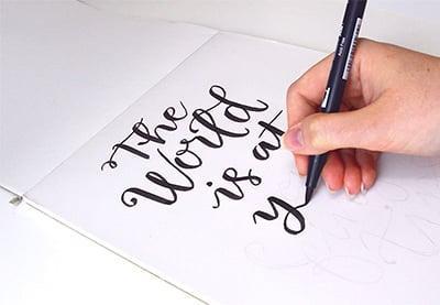 Hand  Lettering for Beginners - Tutsplus