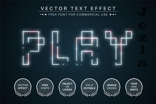 Play - Editable Text Effect - 6436938 Play - Editable Text Effect - 6436938