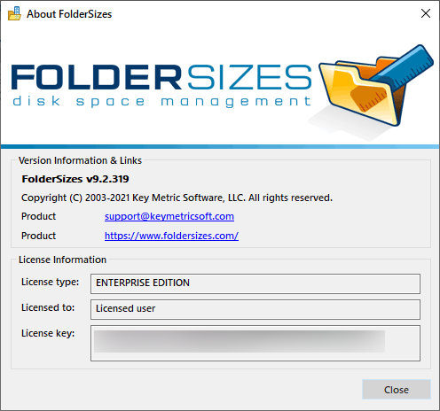 FolderSizes 9.2.319 Enterprise Edition