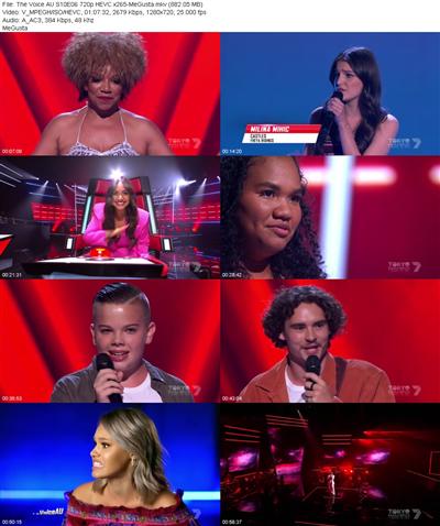 The Voice AU S10E06 720p HEVC x265 