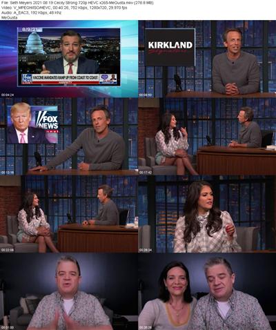 Seth Meyers 2021 08 19 Cecily Strong 720p HEVC x265 