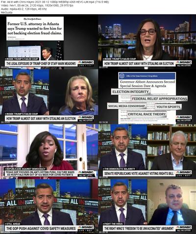 All In with Chris Hayes 2021 08 11 1080p WEBRip x265 HEVC LM