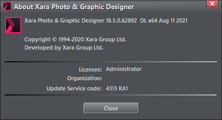Portable Xara Photo & Graphic Designer 18.5.0.62892
