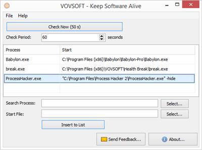VovSoft  Keep Software Alive 1.7
