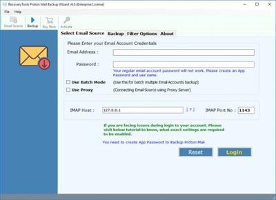 RecoveryTools  Proton Mail Backup Wizard 6.0