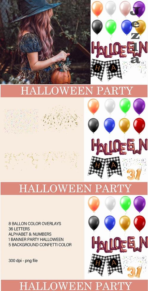 Halloween ballon overlays - 1553884 Halloween ballon overlays - 1553884