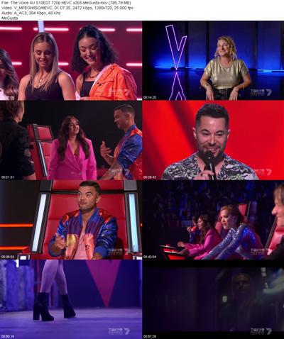 The Voice AU S10E07 720p HEVC x265 