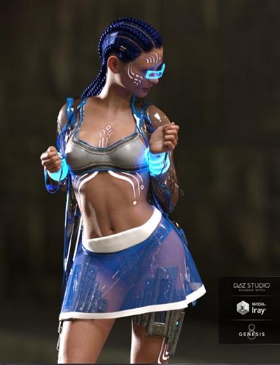 DFORCE NIGHT RUNNER OUTFIT FOR GENESIS 8 FEMALE(S)