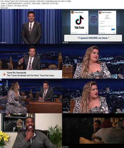 Jimmy Fallon 2021 08 23 Kelly Clarkson 720p HEVC x265 