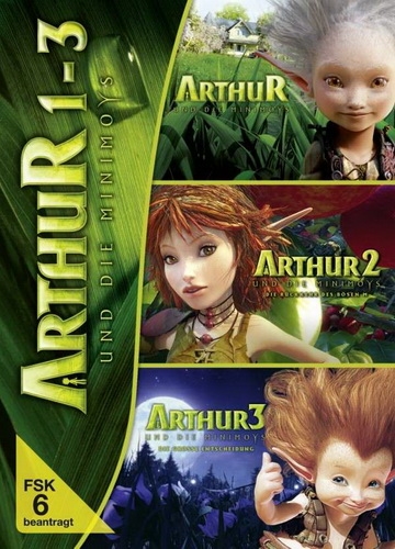 Артур и минипуты: Трилогия / Arthur et les Minimoys: Trilogy (2006, 2009, 2010) (BDRip-AVC) 1080p
