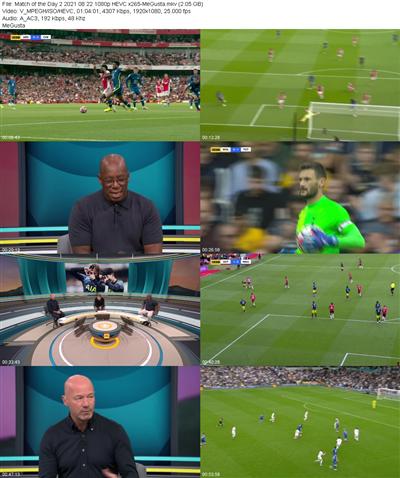 Match of the Day 2 2021 08 22 1080p HEVC x265 