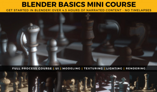 Artstation - Blender Basics Mini Course by Jose Vega