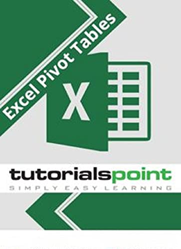 Excel Pivot Tables Tutorial Point