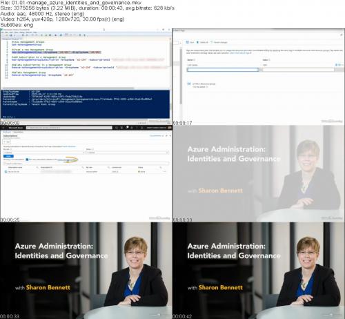 Linkedin Learning - Azure Administration Identities and Governance UPDATE 2021/08/20
