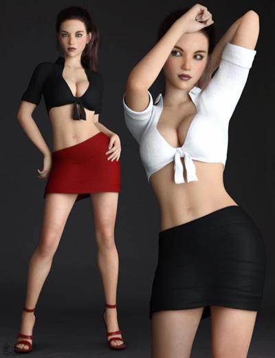 HOME OFFICE OUTFIT FOR GENESIS 8 FEMALES