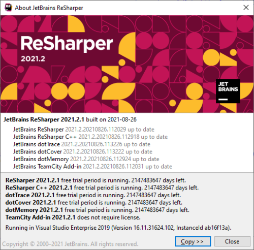 JetBrains ReSharper Ultimate 2021.2.1 (x64)