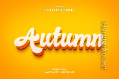 Autumn 3d text effect Premium Psd Autumn 3d text effect Premium Psd