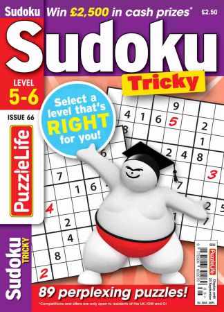 PuzzleLife Sudoku Tricky   Issue 66, 2021