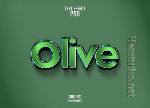 Inspirational text style in green color Premium Psd Inspirational text style in green color Premium Psd