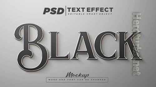 Black text effect editable text mockup Premium Psd Black text effect editable text mockup Premium Psd