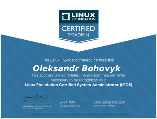 Acloudguru - Linux Foundation Certified System Administrator (LFCS)