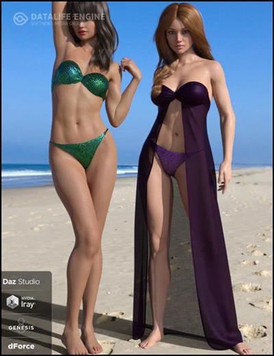 DFORCE DRESSKINI FOR GENESIS 8 FEMALE(S)