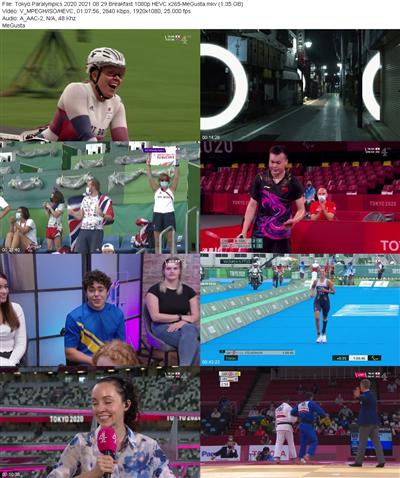 Tokyo Paralympics 2020 2021 08 29 Breakfast 1080p HEVC x265 