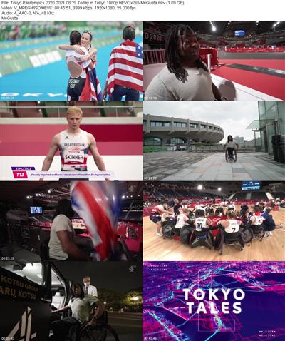 Tokyo Paralympics 2020 2021 08 29 Today in Tokyo 1080p HEVC x265 