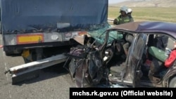 В Крыму на трассе «Таврида» произошло ДТП, есть пострадавшие – МЧС (+фото)