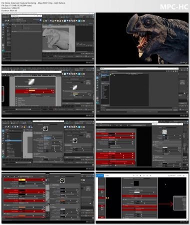 Advanced Creature Rendering: Maya With V Ray