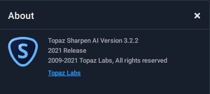 Topaz Sharpen AI 3.2.2