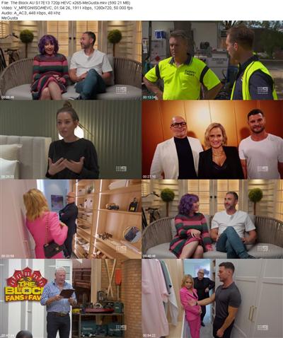 The Block AU S17E13 720p HEVC x265 