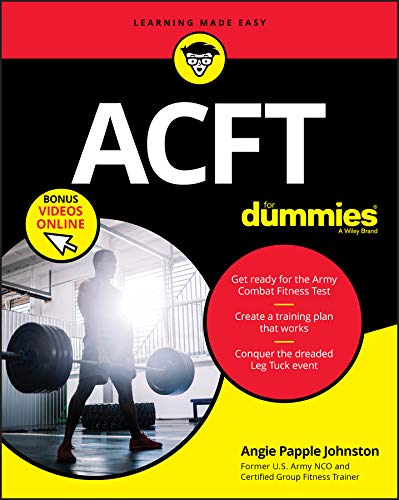 ACFT Army Combat Fitness Test For Dummies Book + Online Videos
