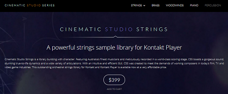 Cinematic Studio Series Cinematic Studio Strings v1.5 (KONTAKT)