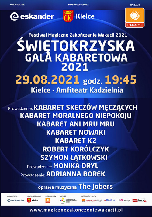 PL - ?WI?TOKRZYSKA GALA KABARETOWA - HITY LATA Z HUMOREM (2021) from Crystal panel