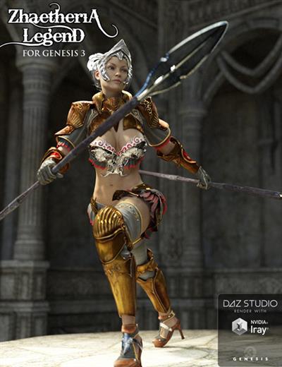 ZHAETHERIA LEGEND FOR GENESIS 3 FEMALE(S)