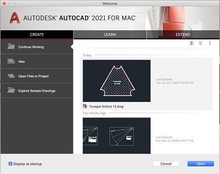Autodesk AutoCad 2021.0.1 (Mac OS X)