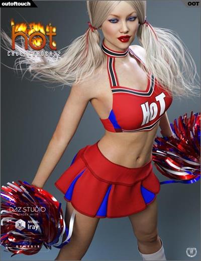 HOT CHEERLEADER 2 OUTFIT FOR GENESIS 3 FEMALE(S)