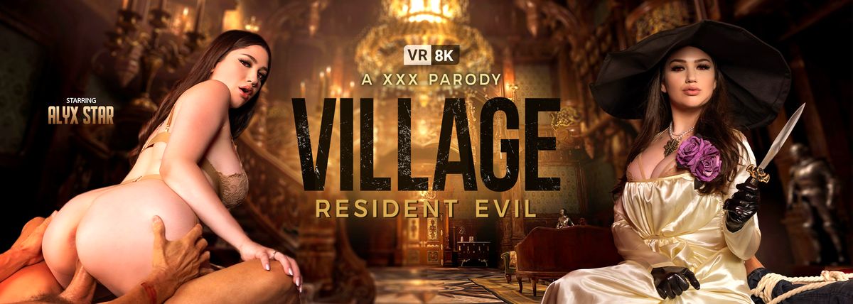[VRBangers.com] Alyx Star (Resident Evil Village (A XXX Parody) / 13.08.2021) [2021 г., Big Dick, Big Tits, Blowjob, Brunette, Cowgirl, Cumshot, Curvy, Doggy, Hairy Pussy, Natural Tits, Parody, Teen, VR, 8K, 3840p] [Oculus Rift / Vive]