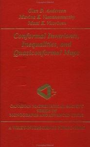 Conformal Invariants, Inequalities, and Quasiconformal Maps