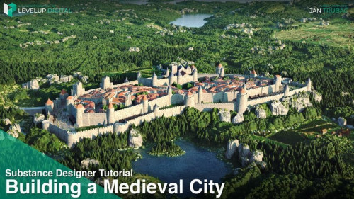 Building a Medieval City in Substance Designer - Jan Trubač - Levelup digital - Gumroad
