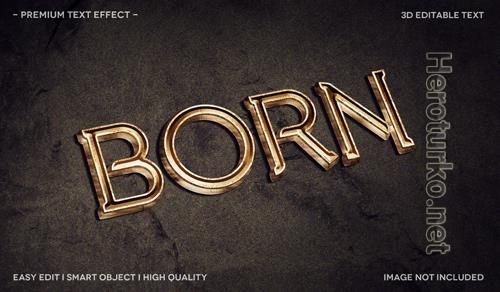 Born 3d text effect template Premium Psd Born 3d text effect template Premium Psd
