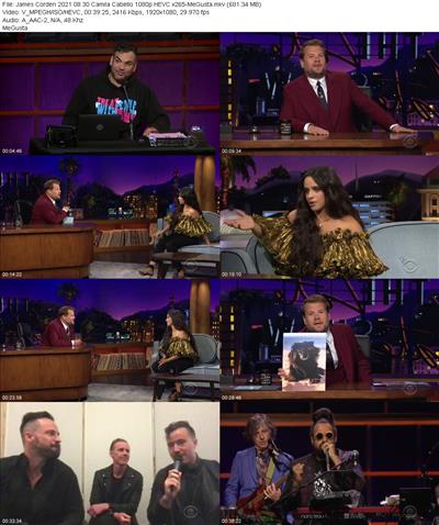 James Corden 2021 08 30 Camila Cabello 1080p HEVC x265 