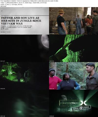 Expedition X S04E01 Terror in Appalachia 1080p HEVC x265 